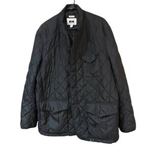 Joseph Abboud Quilted Black Jacket Size XL